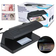 UV Licht Praktische Gefälschte Bill Währung Gefälschte Geld Detektor Checker EU Stecker Schwarz Farbe 183x82x90mm geschmiedet Geld Tester