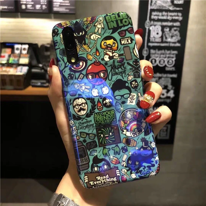 Чехол fanda для huawei NOVA 3 3E 3i P20 LITE PRO Чехол для huawei mate 30 20 honor 10 aurora аниме чехлы для huawei чехол s protaction