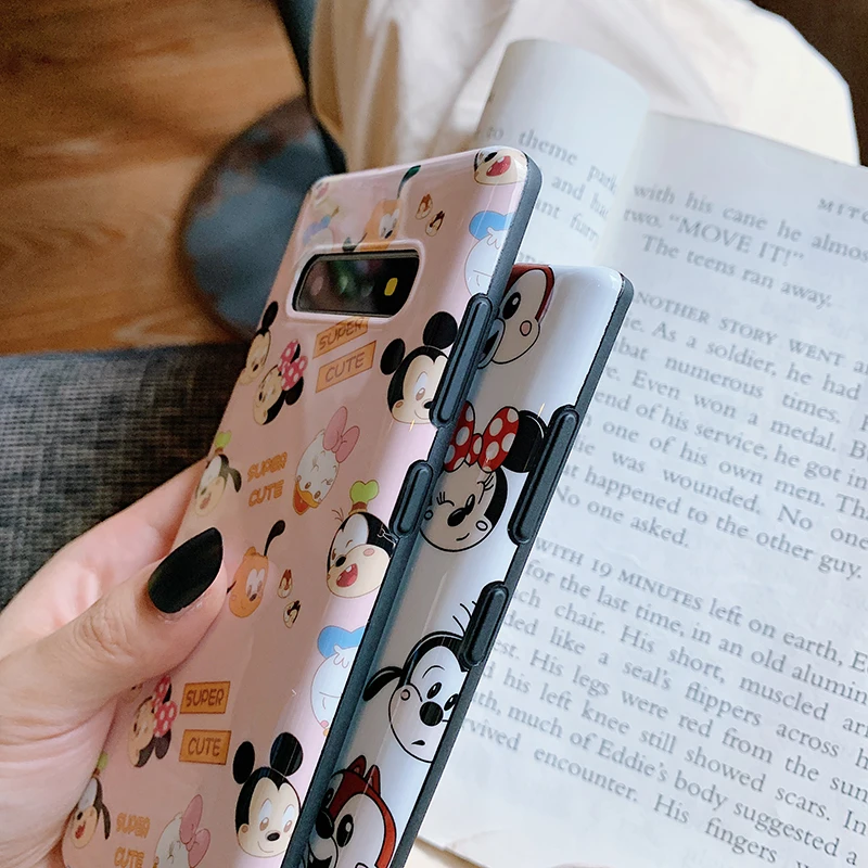 Милые Мультяшные Портретные чехлы для телефонов samsung Galaxy Note 10 Pro S8 S9 S10 Plus Note 8 Note 9, мягкие силиконовые чехлы