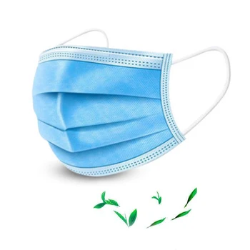 

Free Shipping 50pcs 3-ply mask earloop Disposable Breathable Anti-Fog Dust-Proof Anti-Pollution Safety Mask