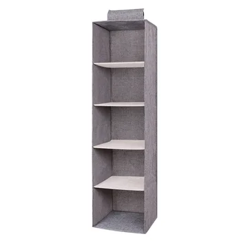 

PP Board Storage Box Container Cotton Linen Closet Washable Moisture-proof Shelf Hanging Clothes Organizer Waterproof Wardrobe