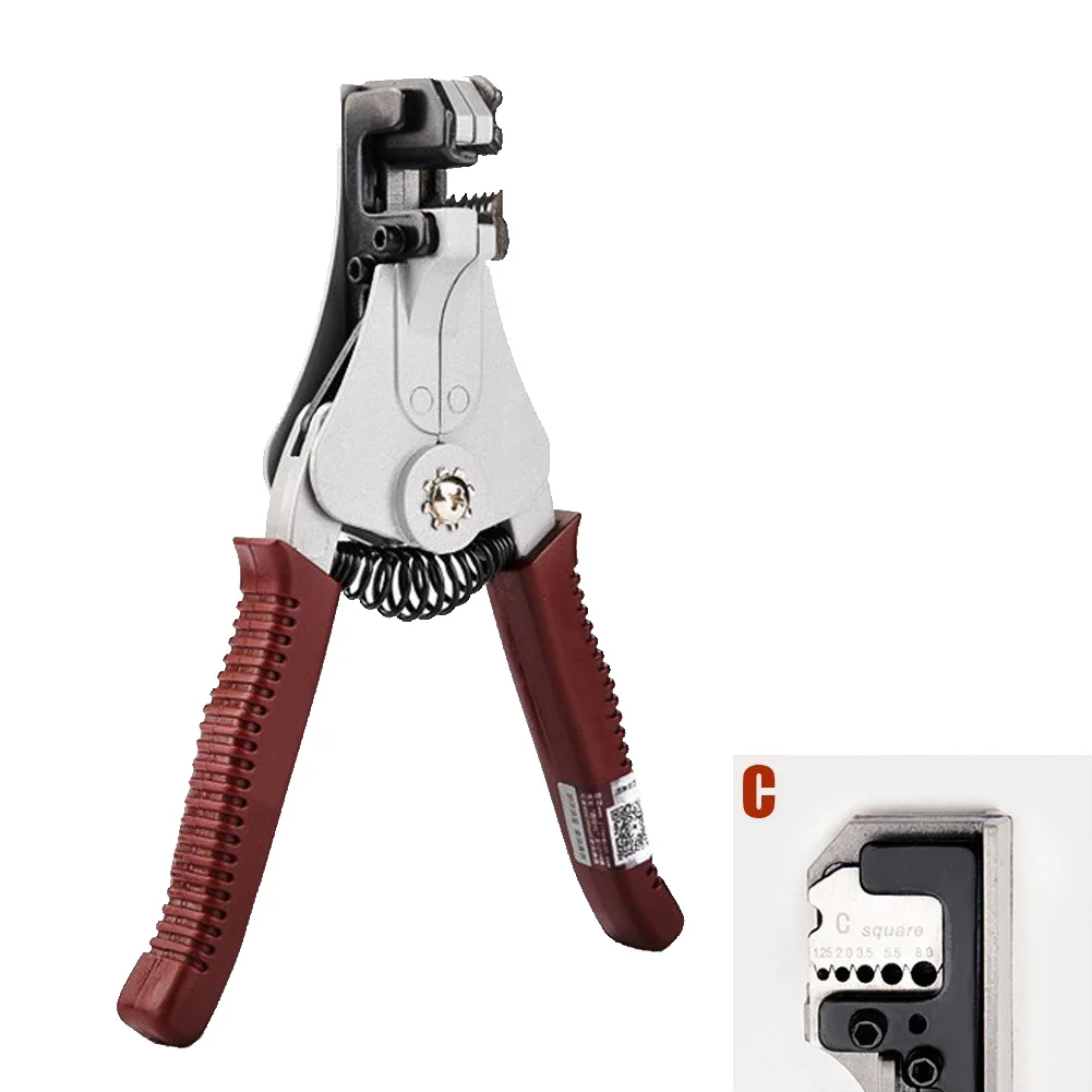 Portable Zinc Alloy Multifunctional High Hardness Electrician Rubber Handle Wire Stripper Pliers Cable Cutting Home Automatic |