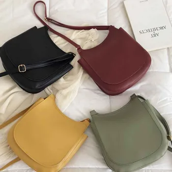 

Women Small Crossbody Bags New Mini PU Leather Shoulder Messenger Bag For Girl Bolsas Ladies Phone Purse Female Handbag 2020