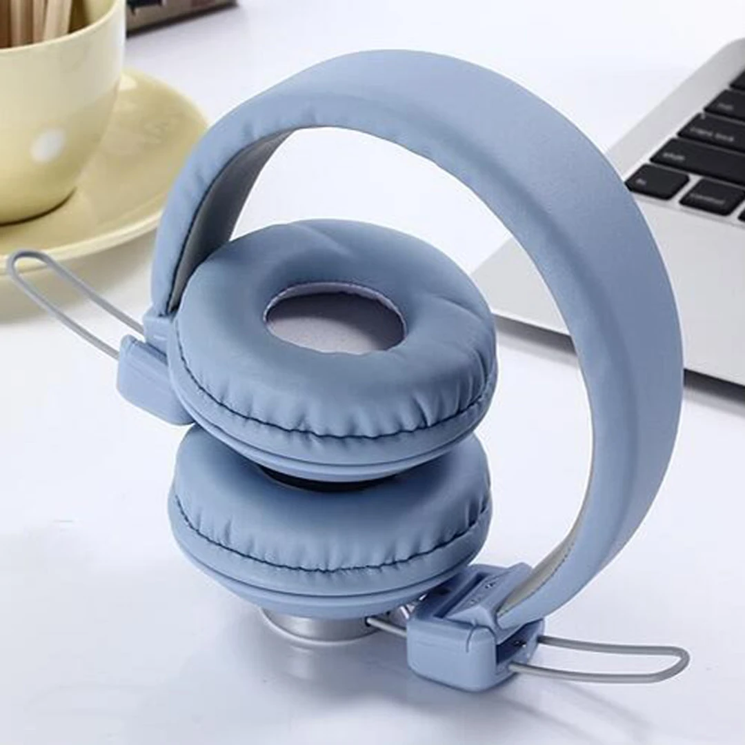 Fashion Cute Headphones Candy Color Foldable Kids Headset with Mic Earphone for Laptop Mp3 player Tablet Girl Children Headsets