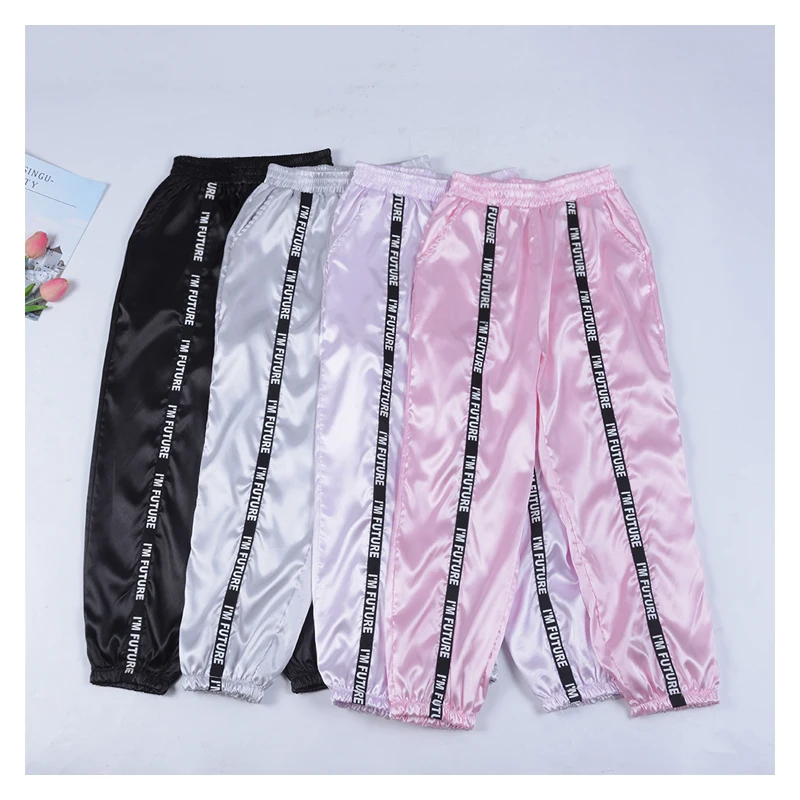 

Casual Letters Jogging Ribbon Ladies Sweat pants New Sports Loose Women's Fashion Hot Breathable Bloomers Spring And Autumn
