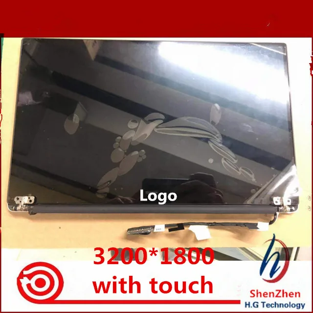 Сенсорный экран для DELL XPS 13 9343 P54G 13," QHD 3200*1800 сенсорный ЖК-экран дигитайзер полная сборка HP2YT