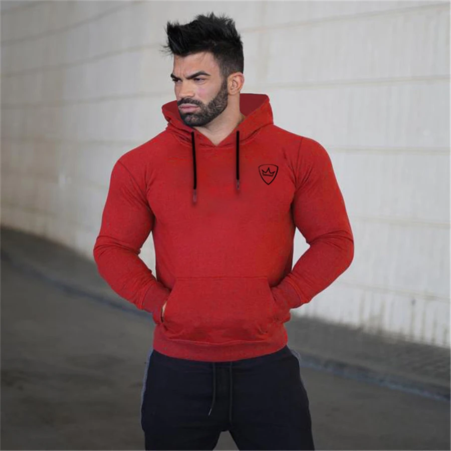 YEMEKE мужские осенние толстовки для тренировок фитнес футболка для бодибилдинга спортивные пуловеры мужские тренировки с капюшоном куртка одежда