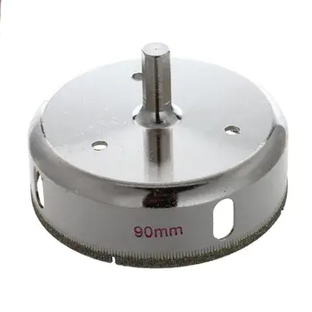 

90mm dia diamond coated drill hole saw cutter for glass ceramics