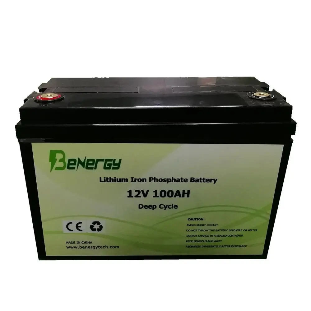 

Rechargeable battery 12v 100ah deep cycle lithium ion battery pack
