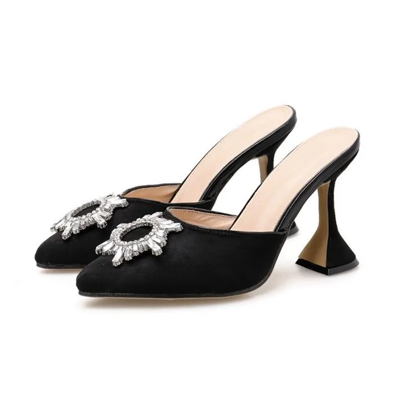 Пикантные босоножки из ПВХ на высоком каблуке; женские свадебные туфли серебристого цвета со стразами; вечерние туфли на высоком каблуке 7,5 см; Летние босоножки на высоком каблуке