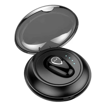 

YX01 Bluetooth Headset, Wireless In-Ear Earbuds with Charging Compartment, Mini Sports Stealth Stereo Bluetooth Headset