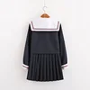 Adult Japanese Jk Costum Sailor Suit Autumn Cosplay College Middle School Uniform Dress For Girls Students Anime Pleated Skirt 2