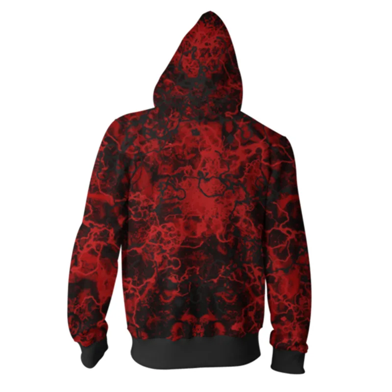  DM COS 2019 New Explosion Marvel Venom Spider Men's Halloween Costume 3D Printing Zipper Cardigan H