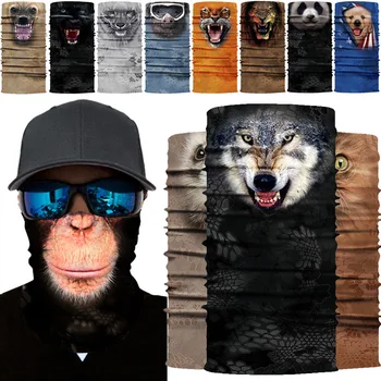 

New Scarf Full Function Face Casual Unisex Multicolor Neck Tube 3D Printed Biker Ski Snood sunscreen Bandana Headbands
