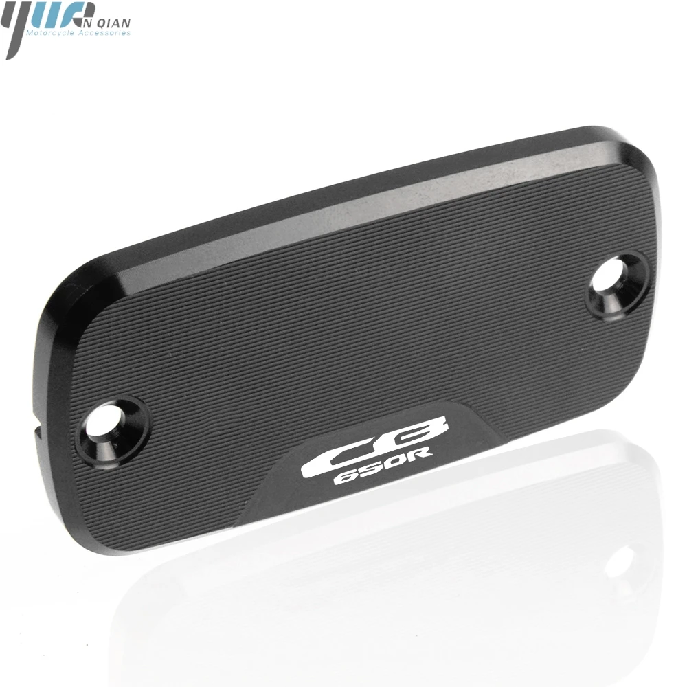 

Motorcycle Accessories Aluminum Power Part Front Brake Reservior Fluid Cap Cover Master Cylinder Plug For Honda CB650R 2018-2019