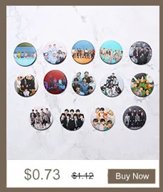 Kpop Boys Pins Brooches Album Badge Clothes Hat Accessories Backpack Decoration 1pcs Customizable Brooch Custom Pins