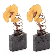 

2 Pcs Carbon Brushes 18*16*7mm For GA9050 GA9067 9069 Angle Grinders CB204 CB-204 Power Tools Parts