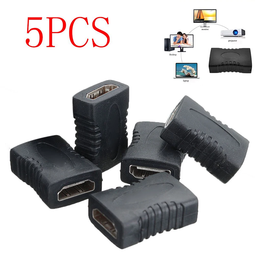 

5PCS HDMI Female To Female Straight-Through Cable High-Speed HDMI Female Adapter