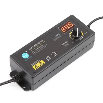 

CLAITE KJS-1509 3-24V 1.5A Power Adapter AC/DC Adapter Adjustable Voltage Adapter LED Display Switching Power Supply