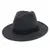 Free shipping black fedora hat unisex wide brim jazz top hat autumn winter classic elegant Panama hat gentleman hat wholesale 38