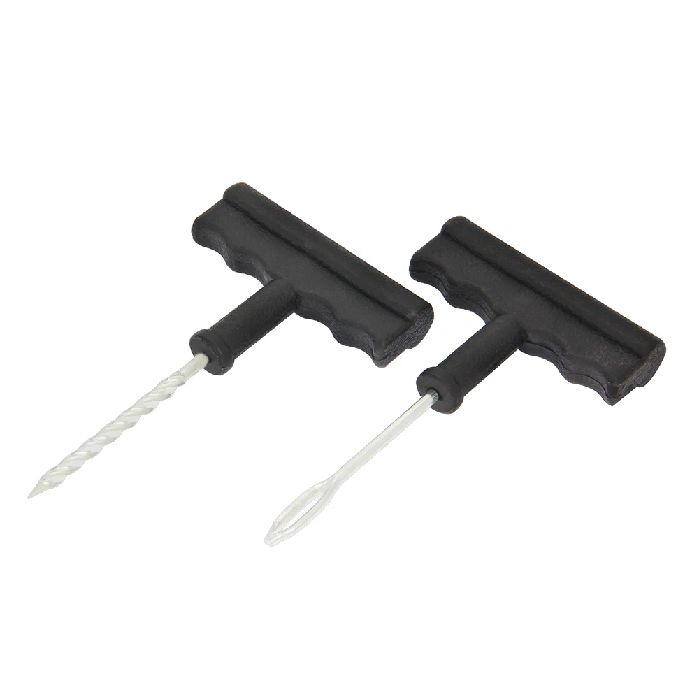Car Tire Repair Tools Tire Repair Kit Rivet Tool Set Car Bicycle Tubeless Puncture Plug Garage Auto Parts