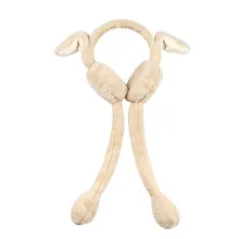 Женские зимние теплые наушники с милым Кроликом, подушка безопасности, плюшевые наушники, теплые, подарки, LL@ 17