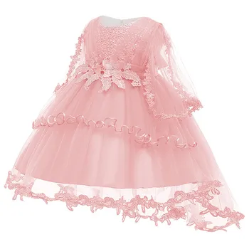 

Infant Dress Lace Tutu Baby Princess Party Dresses For Baby Girls Baptism Dress 6-24M 1 Year Birthday Dress Newborn Baby Clothes