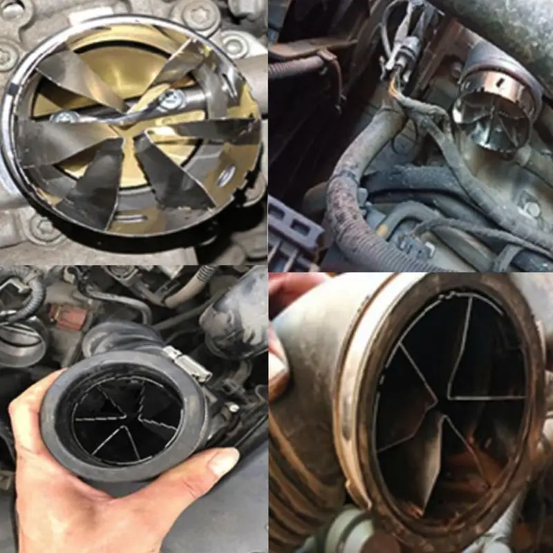 Car Turbocharger Car Turbocharger Adapter Air Gas Fuel Saver Fan Modified Accelerator Turbine Fuel Saver