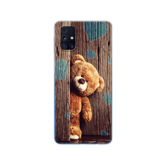 Samsung M31s Cases 6.5" Tpu Soft Silicon Back Phone Cover For Samsung Galaxy M31S GalaxyM31S M 31S m317f m317 Funda flower