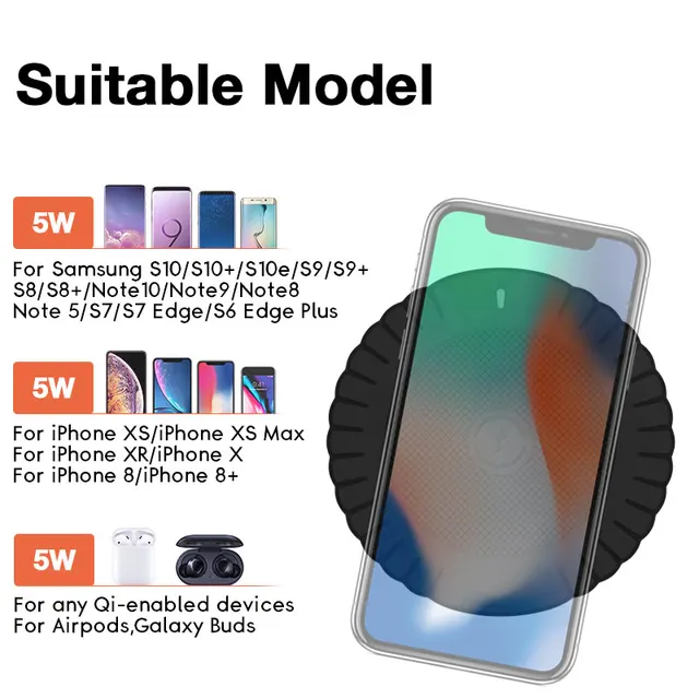 Qi Bezprzewodowa Ladowarka Ladowania Pad Dla Iphone 11x8 Plus Xr Xs Max Dla Samsung S8 S9 Dla Huawei Xiaomi Ladowania Telefonu Stacja Ladujaca Tanie I Dobre Opinie