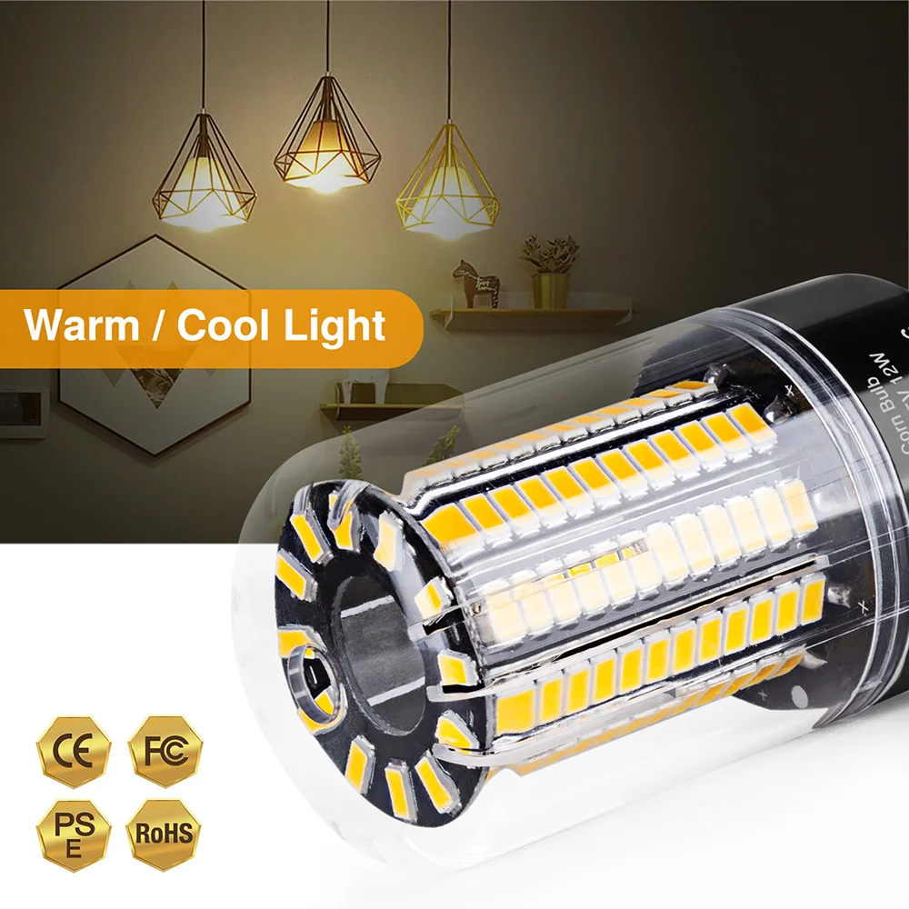 

Aluminum Radiator Lighting Bulb LED Corn E26/27 E14 B22 5W To 20W AC85-265V High Bright Lamp Energy Saving Radiator Lights