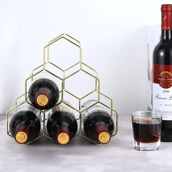 

Countertop Wine Rack 6 Bottle Wine Rack Modern Metal Without Assembly Wine Rack Bottle Storage Kitchen Bar Desktop Wine Rack