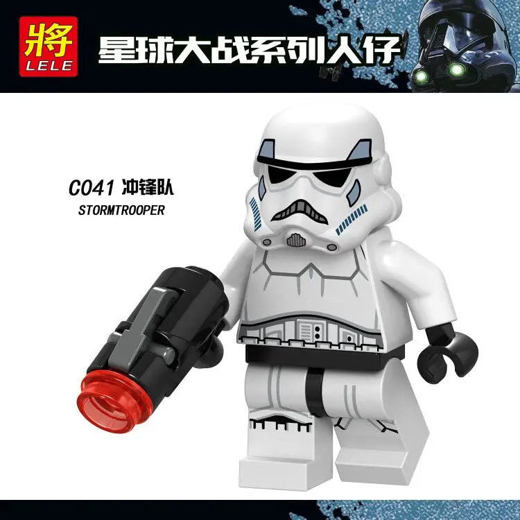 Bausteine Figur Star Wars The Clone Wars Stormtrooper Jedi Master Roboter Model