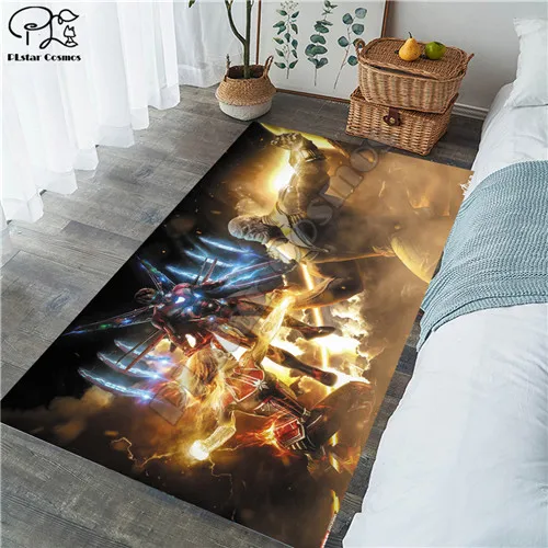 New Superman/Batman/US Captain/The Avenger Carpets Soft Flannel 3D Printed Rugs Mat Rugs Anti-slip Large Rug Carpet-14 - Color: Deep Purple