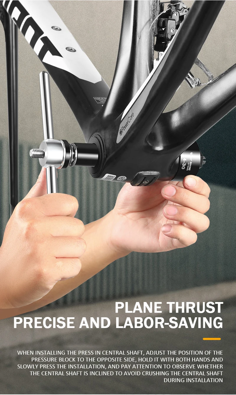 Kit D'outils Professionnel Pour Presse Et Démontage De Roulement De Pédalier Vélo - Neuf