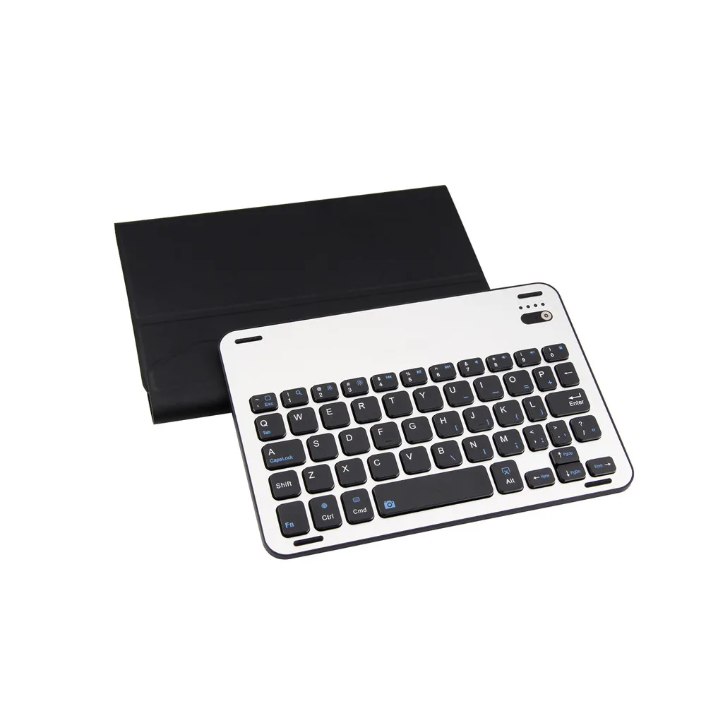 Клавиатура для ipad mini1/2/3 ультра алюминиевая Bluetooth клавиатура с кожаный чехол ПК Bluetooth клавиатура чехол