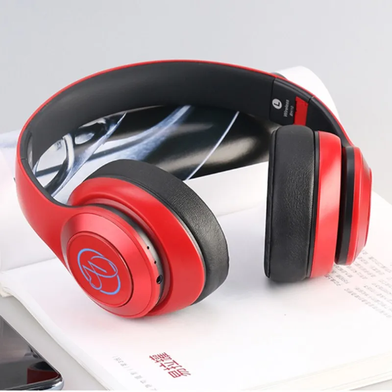 Роскошные беспроводные Bluetooth наушники HIFI музыка шумоподавление Гарнитура светодиодный наушники для Xiaomi huawei смартфон планшет