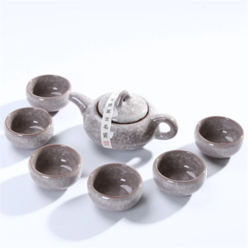 as pic KitchenAce китайский керамический чайный набор кунг-фу фарфор Портативный чайный сервиз чайная церемония гаджет чайный горшок коробка гаджеты и инструменты аксессуары для чая - Цвет: as pic