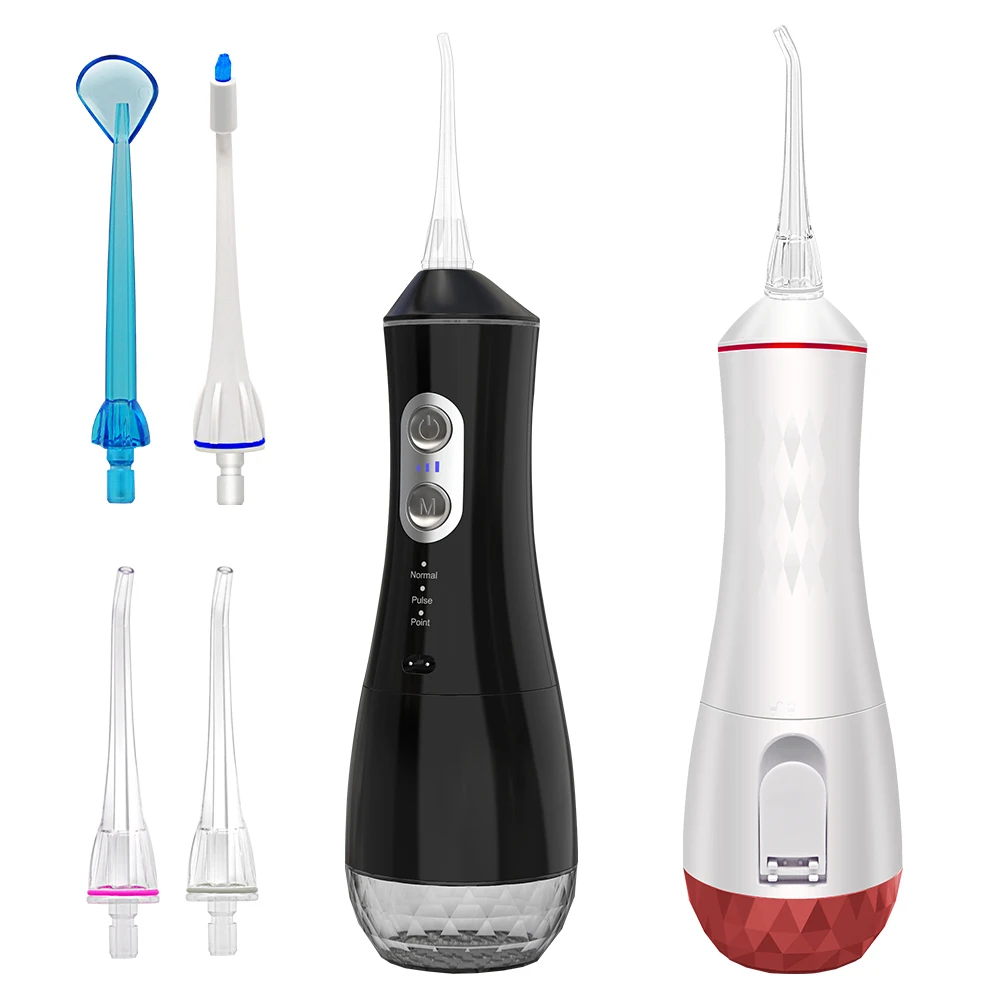

WEASTI Electric oral irrigator Hand-held dental cleaner teeth whitening household Dental water jet care water flosser hqd