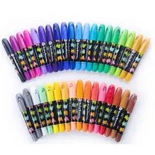 Детский карандаш моющиеся вращающиеся масляные краски, кисть, мелки карандаши, школьные принадлежности граффити живопись цветной карандаш