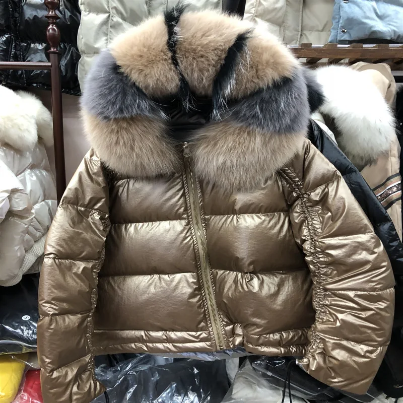 

Jackets Woman Super Fox Thickening Short Hat Clothes Bread