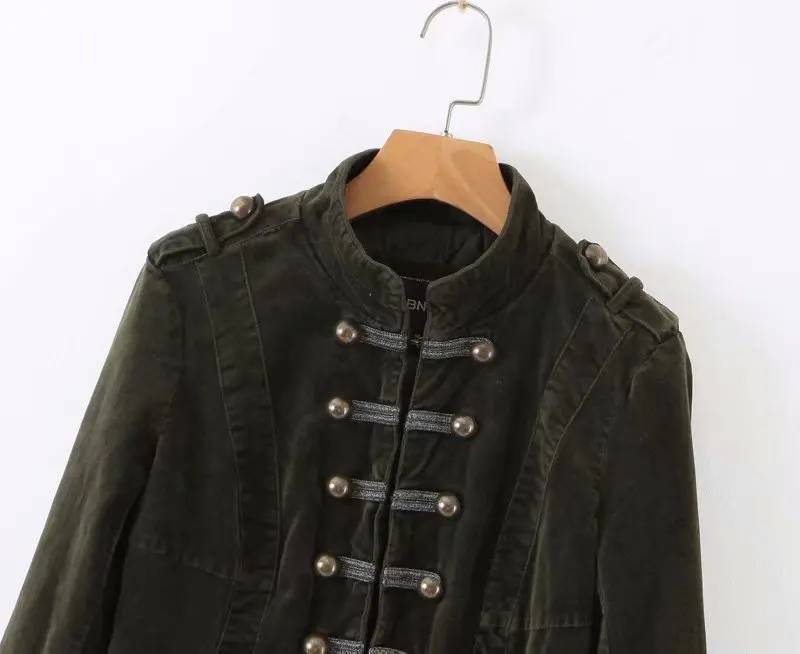 

Summer New Style Europe And America WOMEN'S Dress-Style Solid Color Suede Leather Loose-Fit Casual Suit Jacket W1429