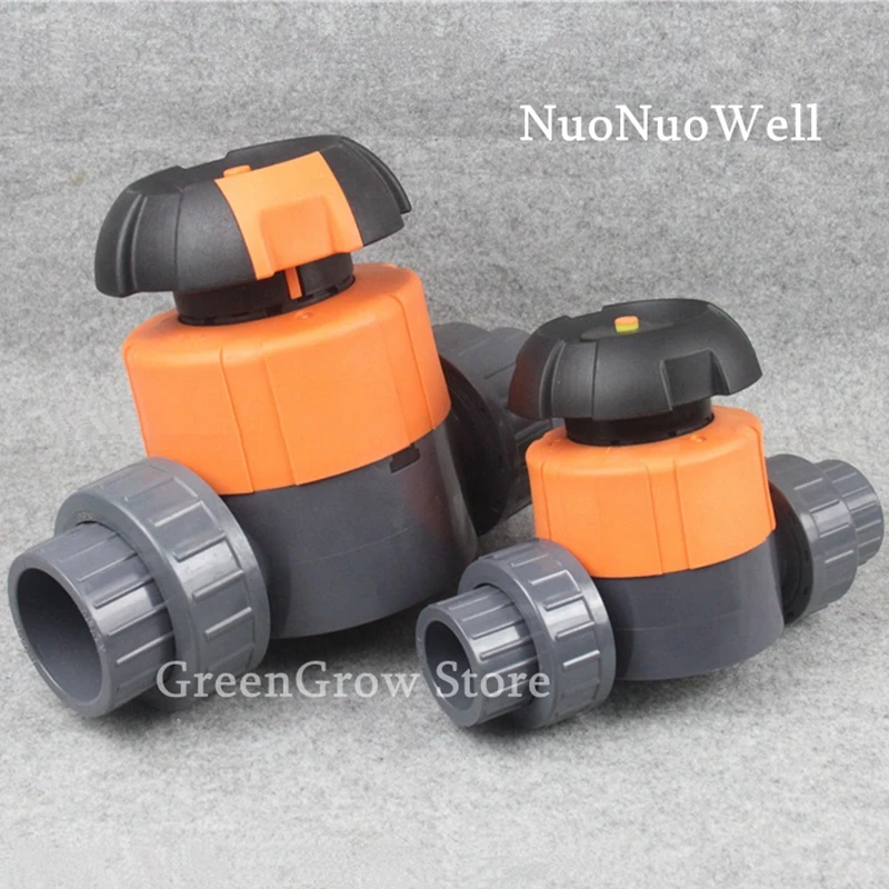 1pc I.d 2063mm Pvc Diaphragm Valve Aquarium Tank Pipe Valve Industrial