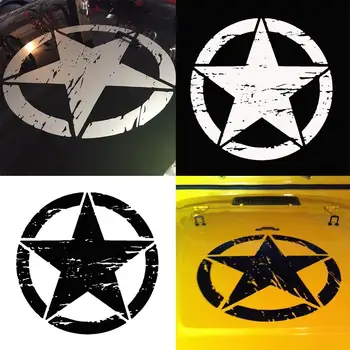 

Army Star Graphic Vinyl Car Styling Window Engine Hood Reflective Sticker Decal