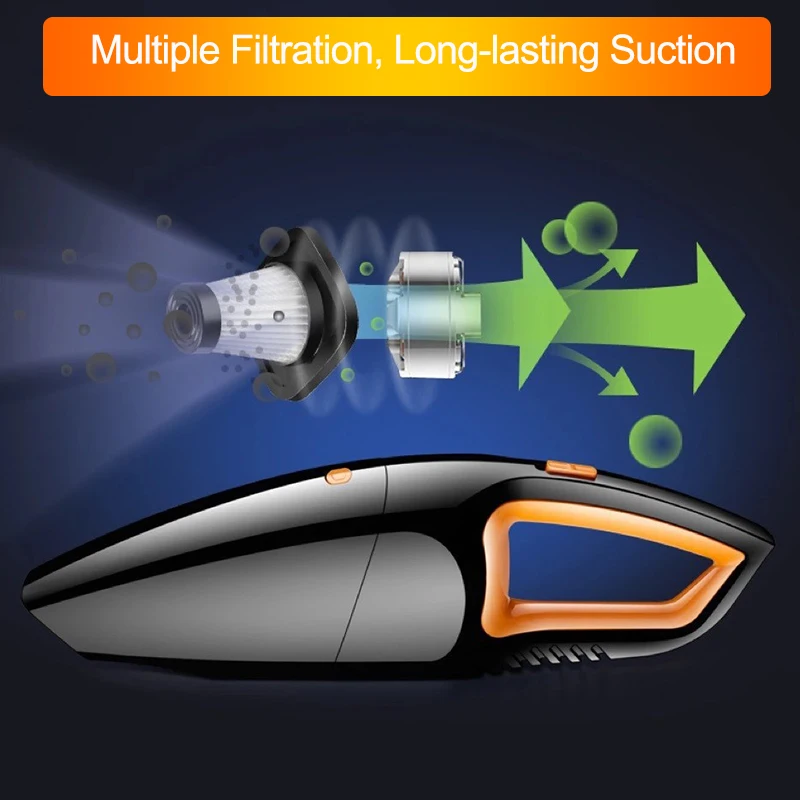 12V 120W 8Kpa автомобильный пылесос портативный домашний пылесос мини Мощный для автомобиля Asur вакуумные уборщики авто