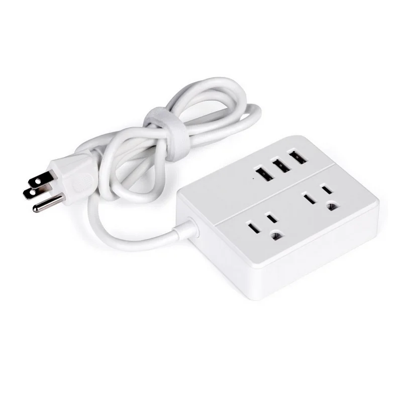 

US Plug travel adapter power strip socket Quick charge usb socket portable American standard Extension enchufes