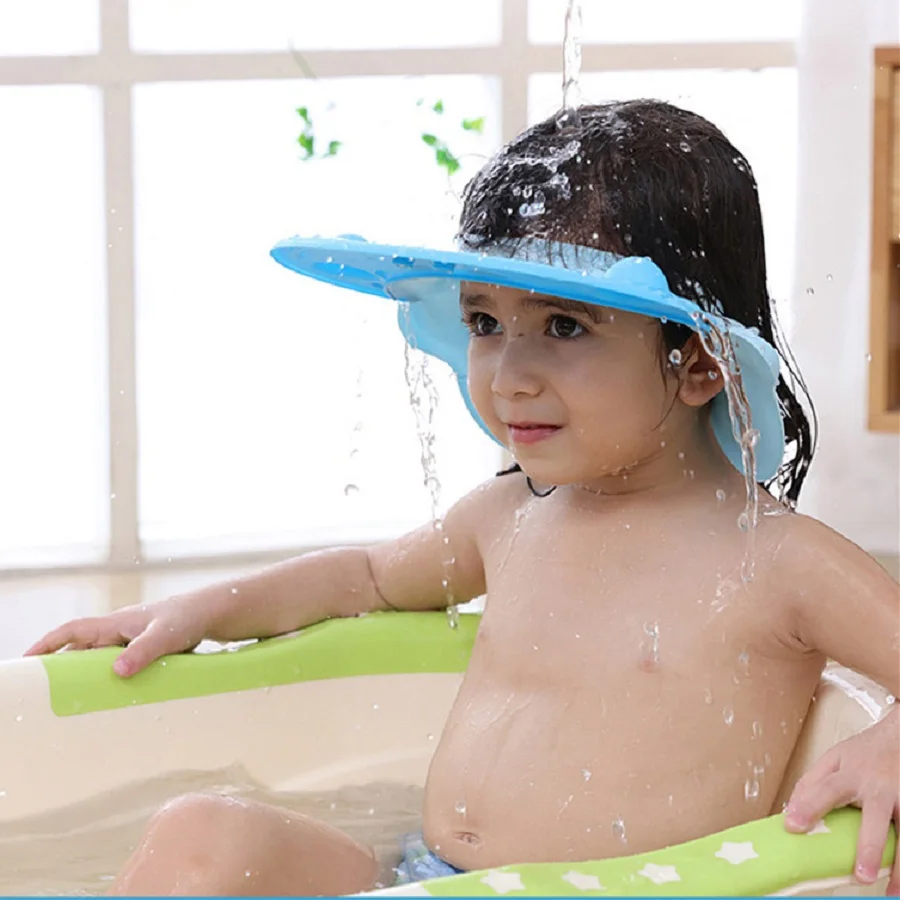 5 piezas gorro de ducha para bebés y niños gorro de baño para bebés gorro  de ducha visera de baño para niños gorro de protección para el cabello  (cerdo rosa)