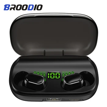 

Bluetooth Wireless Headset Stereo 9D HIFI Sound True Wireless Earbud Headphone IPX7 Waterproof Earphone Noise Reduction With Mic