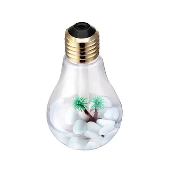 

Creative Bulb Humidifier Colorful Led Humidifier Gifts Mini Usb Office Humidifier Household Appliances