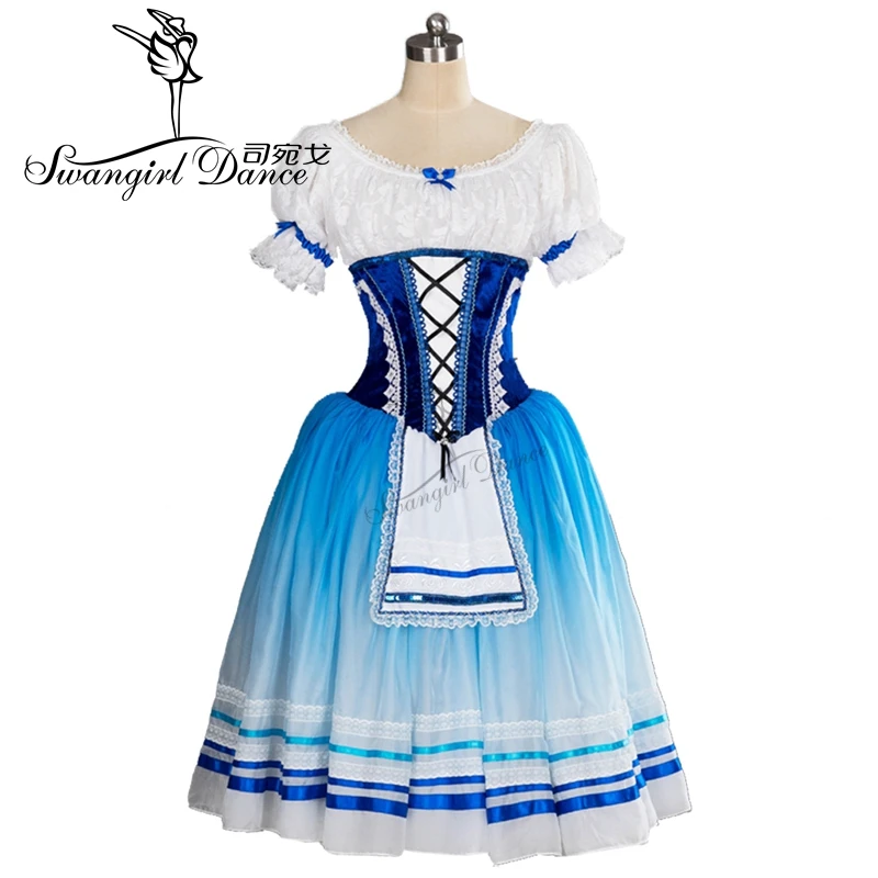 2017New Arrival!high quality blue romantic ballet tutu for girls  giselle ballet tutu dress  classical ballet tutu BT9102